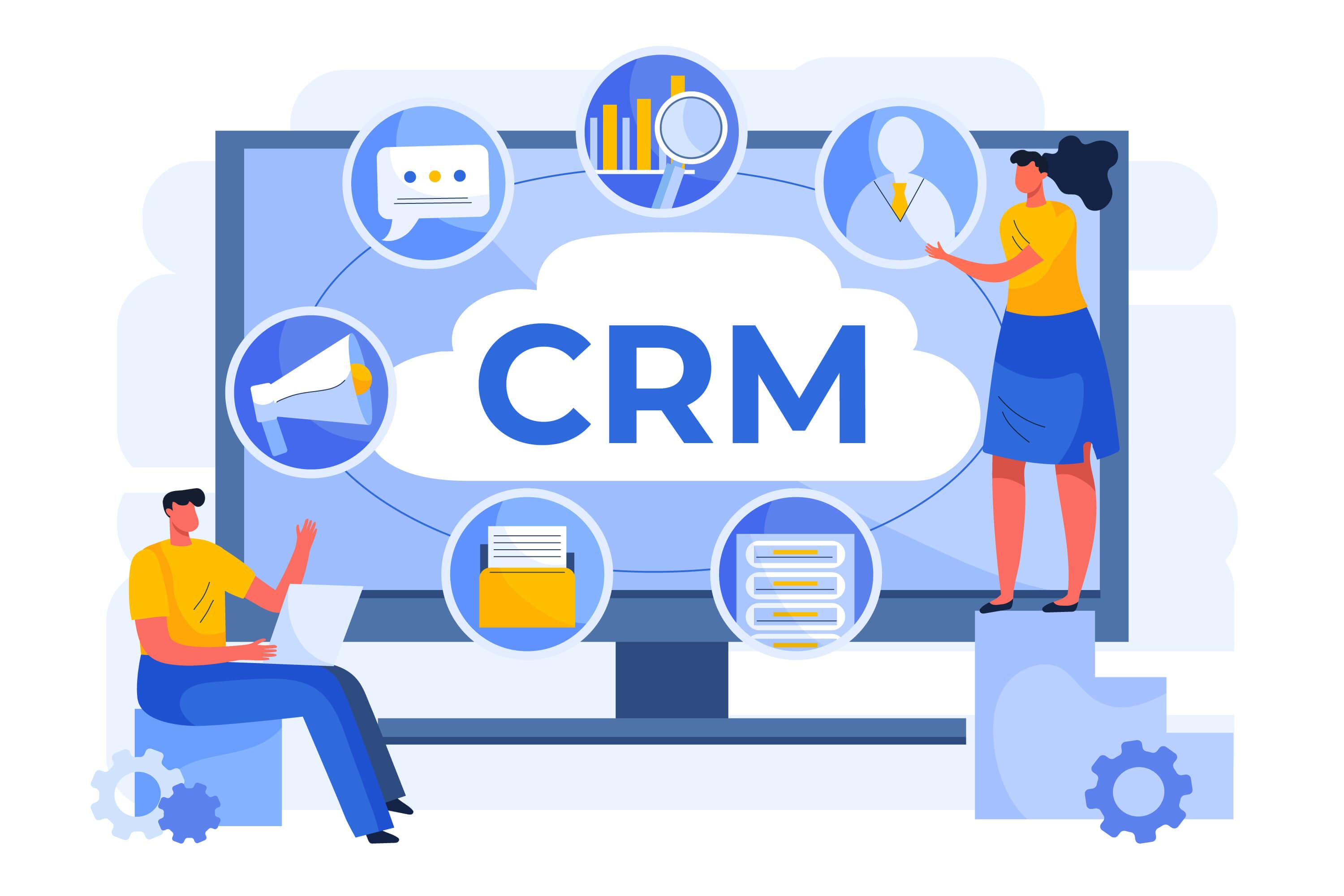 crm website design portfolio